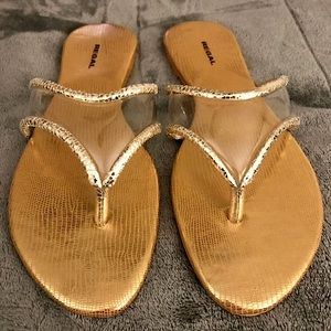 Gold Sandles by Regal BRAND NEW